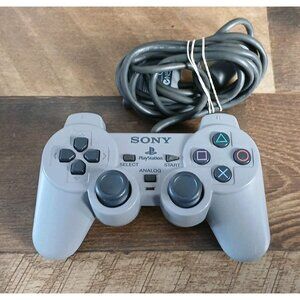Sony PlayStation PS1 Concave DualShock Controller SCPH-1180 Tested **READ**